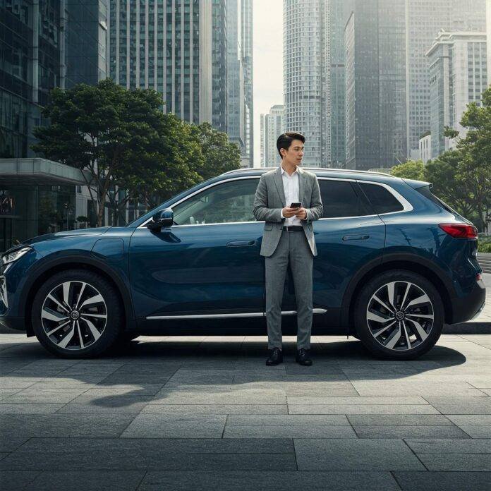 Sleek car urban professional Sleek car urban professional