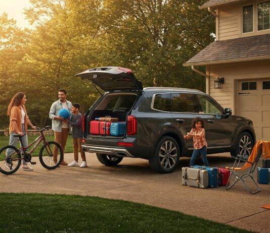 Best SUVs for Families 2025: Top Picks for Safety & Space Family road trip: Simple and clearly describes the image.
