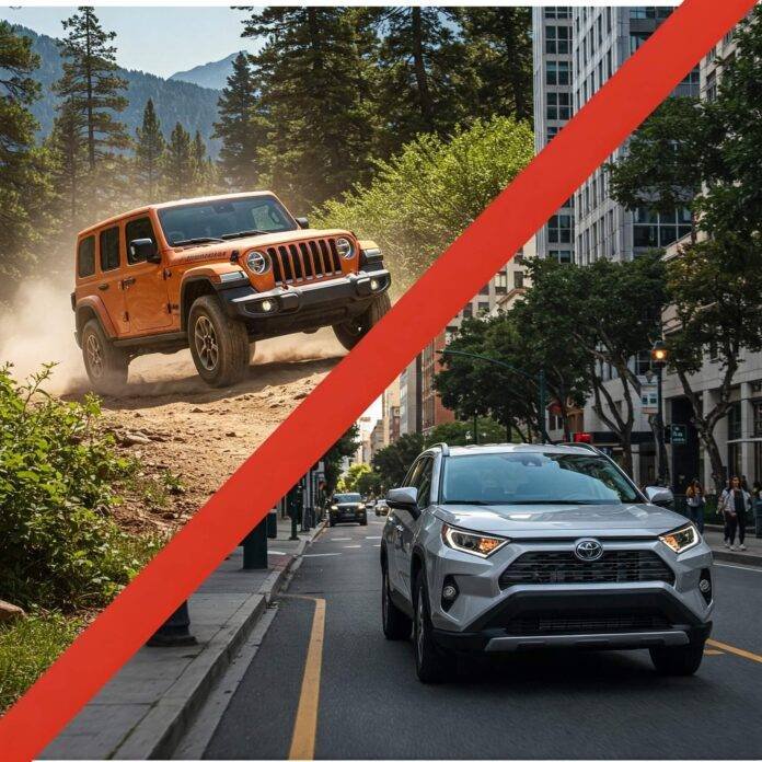 SUV vs. Crossover in different environments