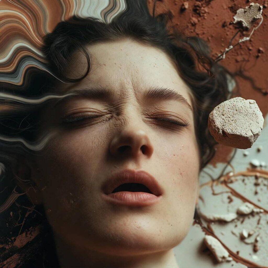 Clay bar gliding over paint swirls, coffee stains, mid-sneeze blur.