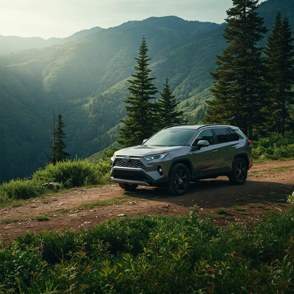 Hybrid SUV Mountain Trail