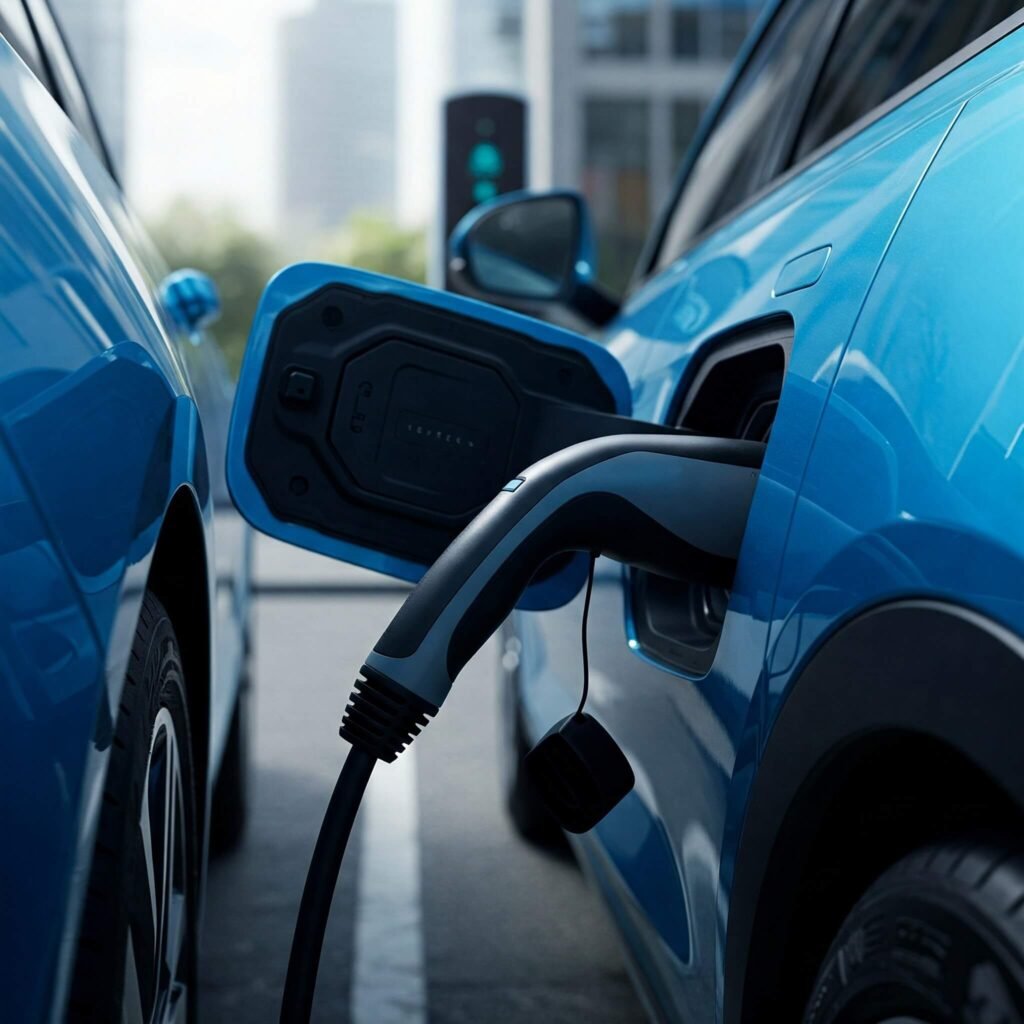 EV Charging Fast Charger Futuristic