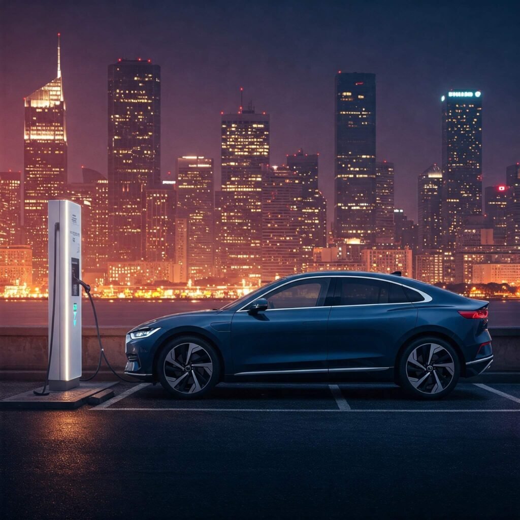 EV Charging in Modern City