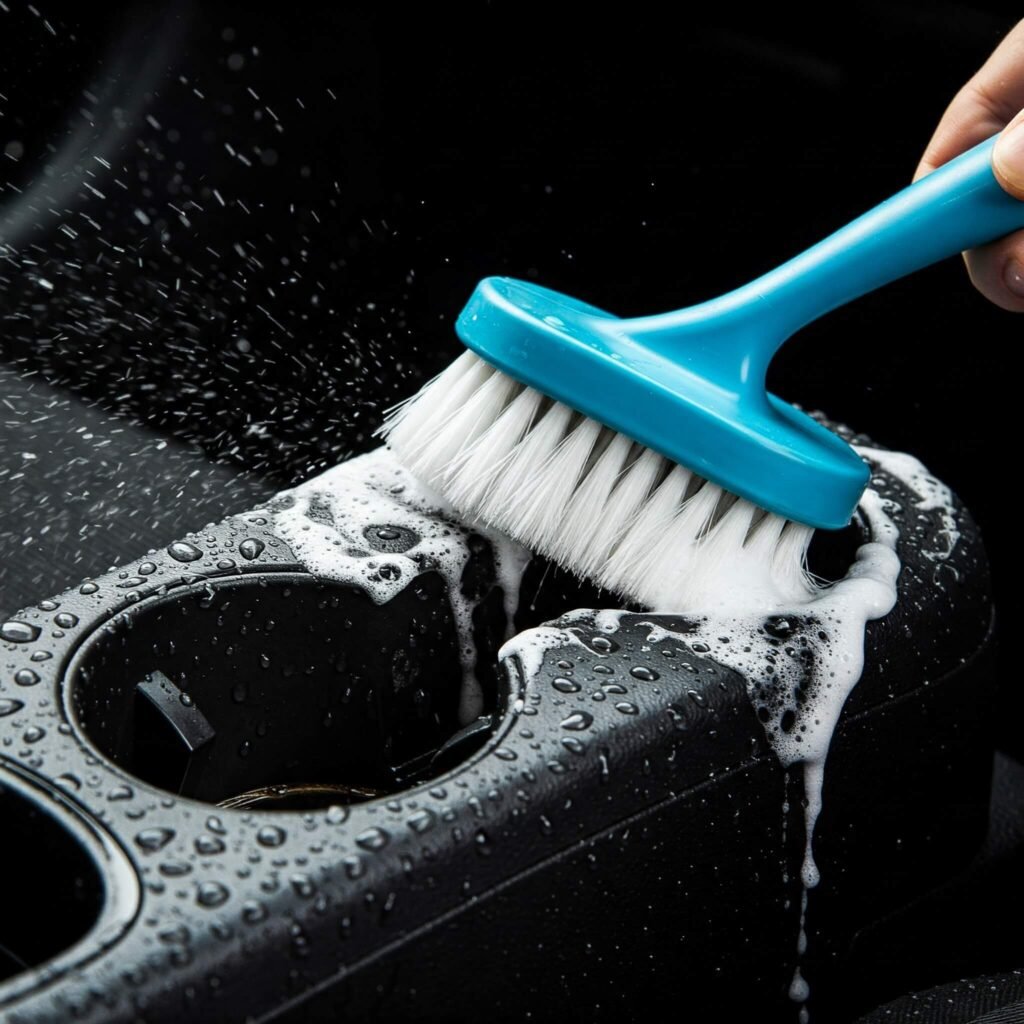 Foam Brush Cleaning Cupholder