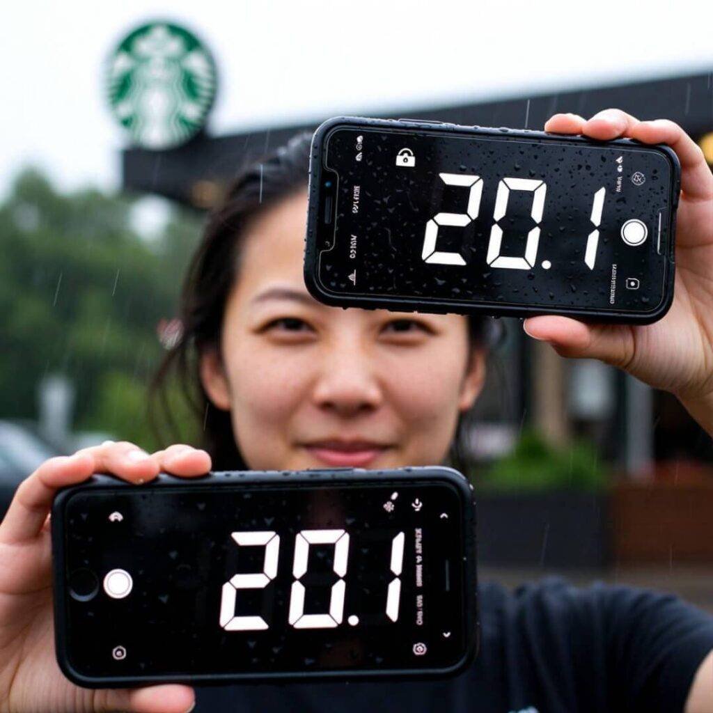 Squinting at $88 and $201 quotes through rain-smeared phones at Starbucks.