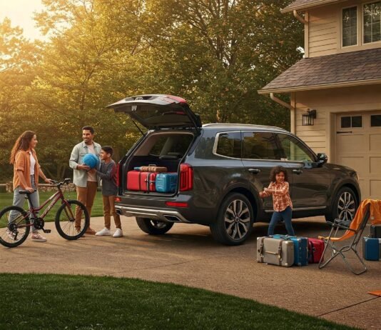 Best SUVs for Families 2025: Top Picks for Safety & Space Family road trip: Simple and clearly describes the image.