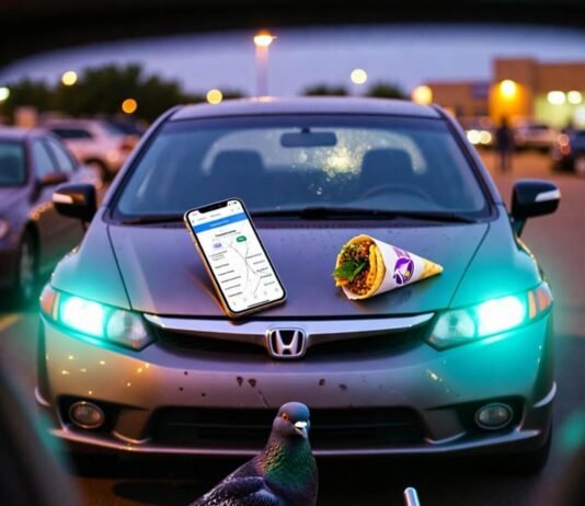 How to Get the Best Car Insurance Quotes in Under 10 Minutes Beat-up Honda Civic in rainy Walmart lot, pigeon judges Crunchwrap and cracked iPhone despair.