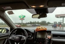 Why Sedans Are Making a Comeback Rainy truck-stop: chili dog on dash, cracked iPhone, faded "I Voted" sticker.